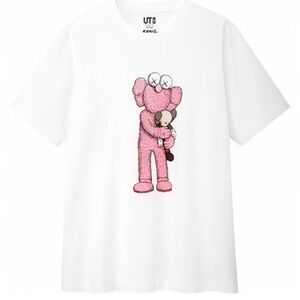 NWT Uniqlo x KAWS Pink BFF Tee
